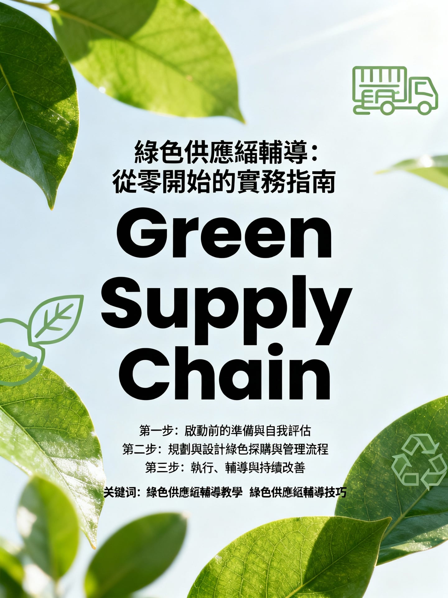 綠色供應鏈輔導實務指南：從零開始打造永續供應鏈
