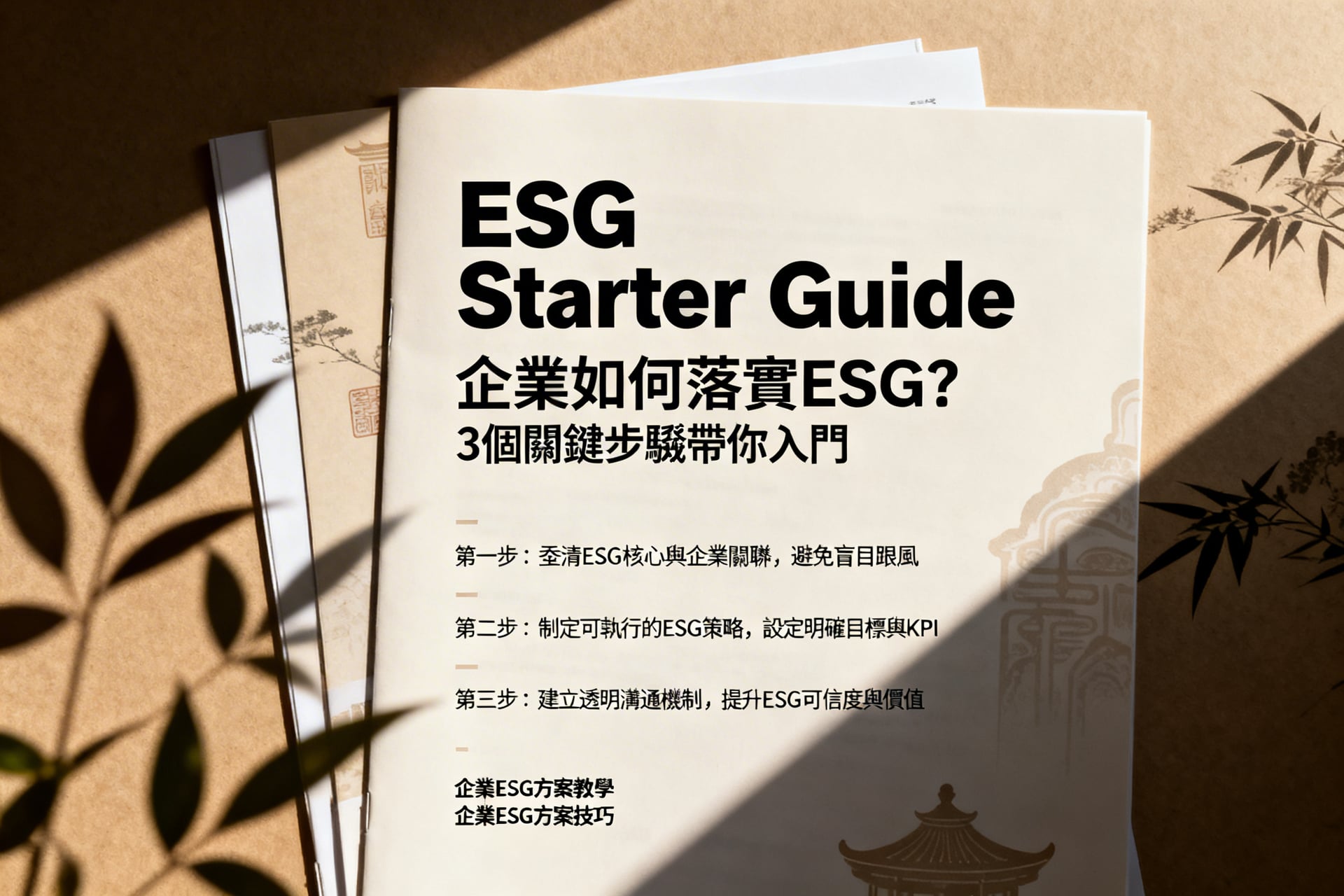 企業ESG方案入門:3個關鍵步驟落實永續競爭力