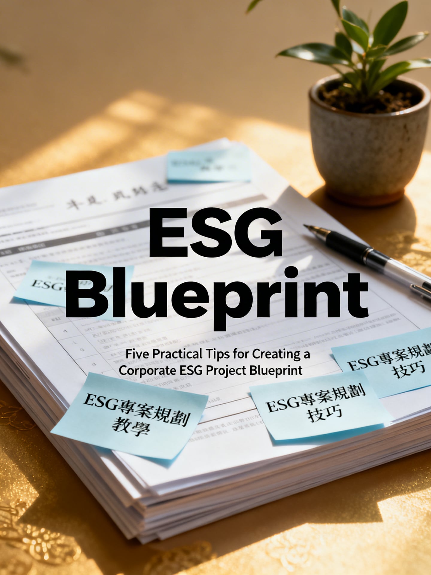 ESG專案規劃實戰指南:五技巧打造企業永續藍圖
